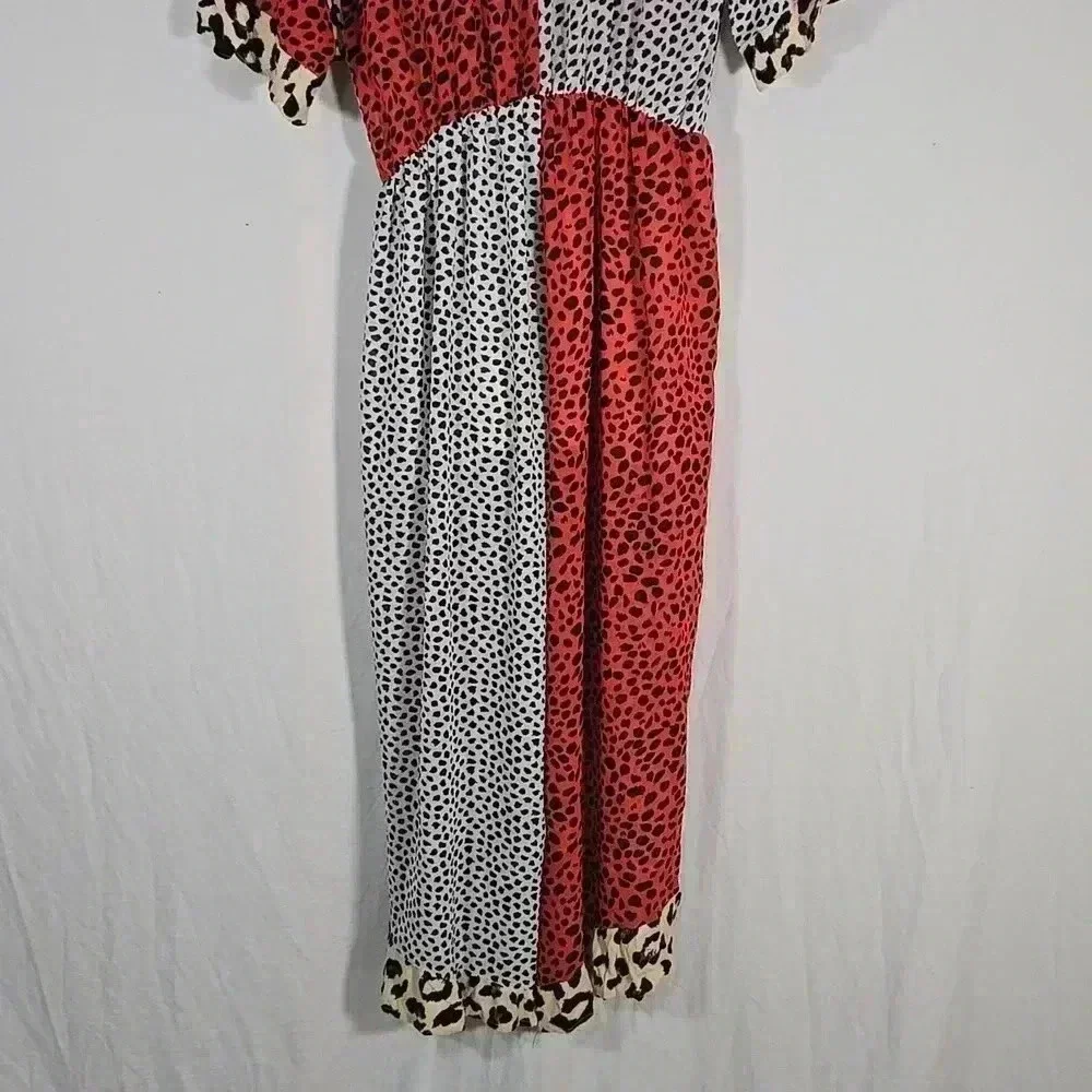 Umgee Animal Print Sheer Romper Size Medium - Picture 6 of 7